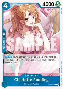 One Piece-Karte Charlotte Pudding OP06-047