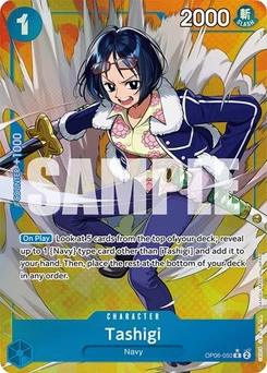 One Piece-Karte Tashigi (Alternate Art) OP06-050v2