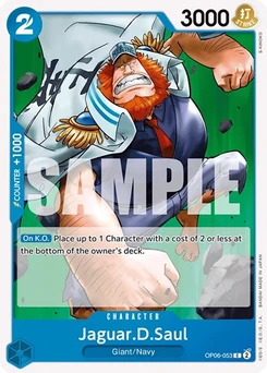 One Piece-Karte Jaguar.D.Saul OP06-053