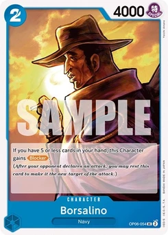 One Piece-Karte Borsalino OP06-054
