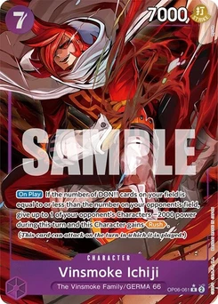 One Piece-Karte Vinsmoke Ichiji (061) (Alternate Art) OP06-061v2