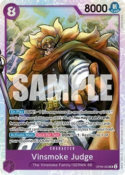One Piece-Karte Vinsmoke Judge OP06-062