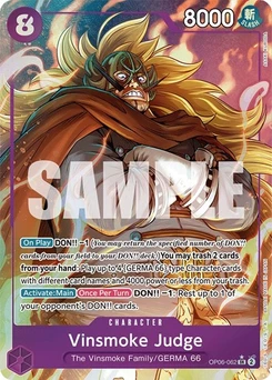 One Piece-Karte Vinsmoke Judge (Alternate Art) OP06-062v2