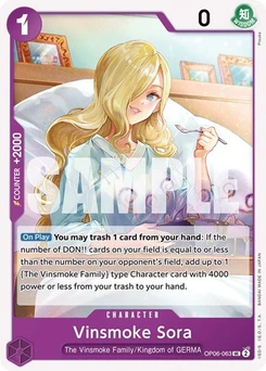 One Piece-Karte Vinsmoke Sora OP06-063