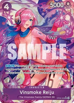 One Piece-Karte Vinsmoke Reiju (069) (Alternate Art) OP06-069v2