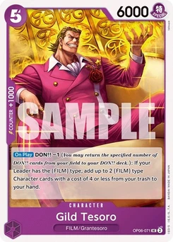 One Piece-Karte Gild Tesoro OP06-071