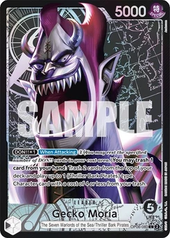 One Piece-Karte Gecko Moria (080) (Alternate Art) OP06-080v2