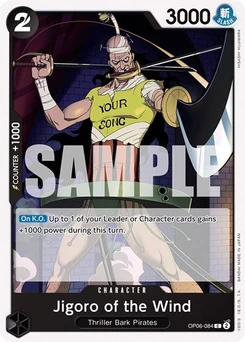 One Piece-Karte Jigoro of the Wind OP06-084
