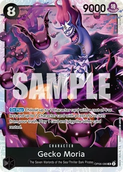 One Piece-Karte Gecko Moria (086) OP06-086