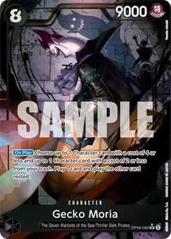 One Piece-Karte Gecko Moria (086) (Alternate Art) OP06-086v2