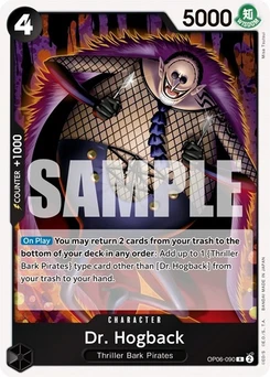 One Piece-Karte Dr. Hogback OP06-090