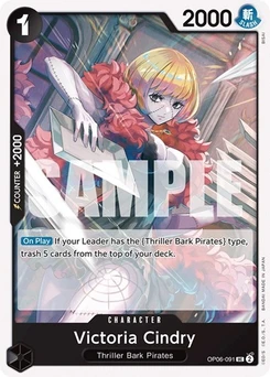 One Piece-Karte Victoria Cindry OP06-091