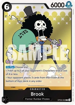 One Piece-Karte Brook OP06-092