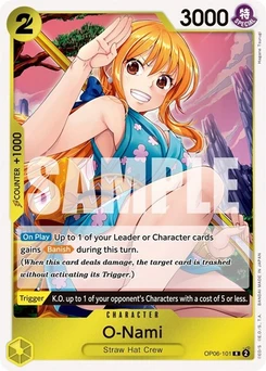 One Piece-Karte O-Nami OP06-101