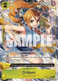 One Piece-Karte O-Nami (Alternate Art) OP06-101v2