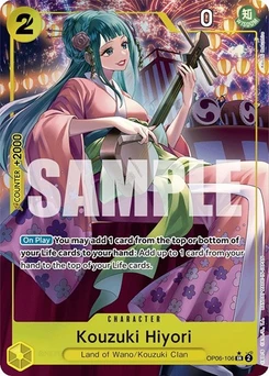 One Piece-Karte Kouzuki Hiyori (Alternate Art) OP06-106v2