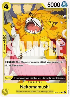 One Piece-Karte Nekomamushi OP06-110