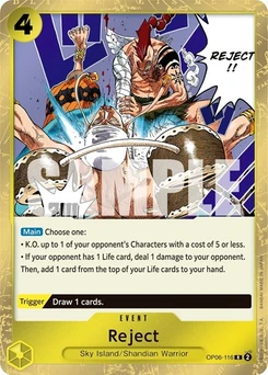 One Piece-Karte Reject OP06-116