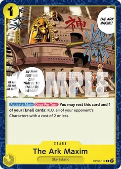 One Piece-Karte The Ark Maxim OP06-117