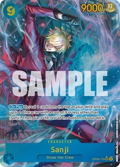 One Piece-Karte Sanji (Alternate Art) OP06-119v2