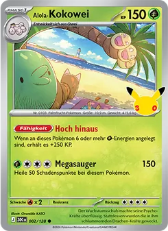 Pokémon-Karte Alola-Kokowei 002/128