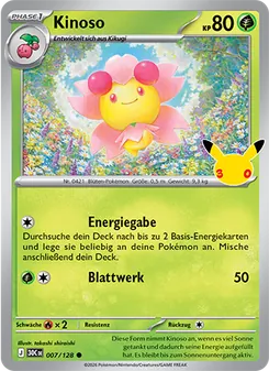 Pokémon-Karte Kinoso 007/128