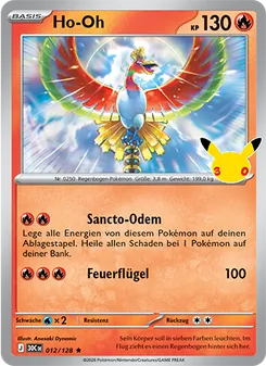 Pokémon-Karte Ho-Oh 012/128