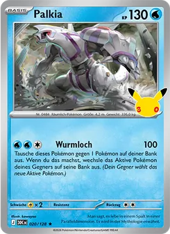 Pokémon-Karte Palkia 020/128
