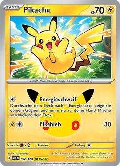 Pokémon-Karte Pikachu 037/128