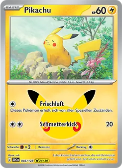 Pokémon-Karte Pikachu 046/128