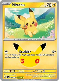 Pokémon-Karte Pikachu 047/128