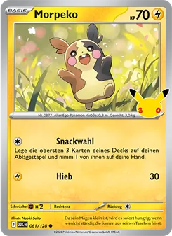 Pokémon-Karte Morpeko 061/128