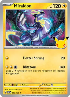 Pokémon-Karte Miraidon 062/128
