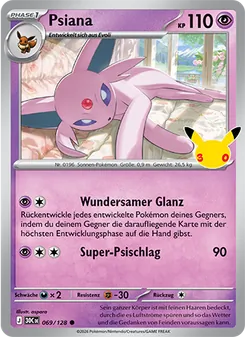 Pokémon-Karte Psiana 069/128