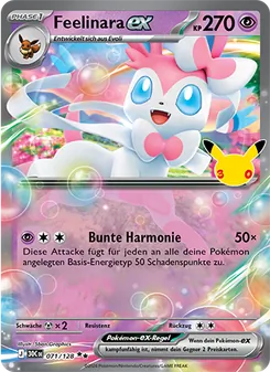 Pokémon-Karte Feelinara-ex 071/128