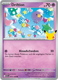 Pokémon-Karte Driftlon 073/128