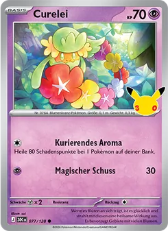 Pokémon-Karte Curelei 077/128