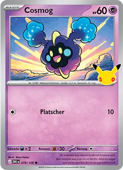 Pokémon-Karte Cosmog 078/128