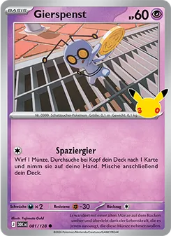 Pokémon-Karte Gierspenst 081/128