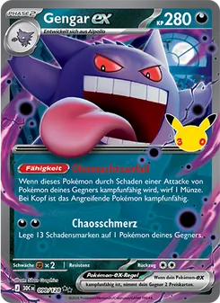 Pokémon-Karte Gengar-ex 090/128