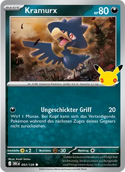 Pokémon-Karte Kramurx 093/128