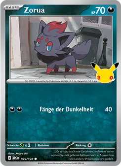 Pokémon-Karte Zorua 095/128