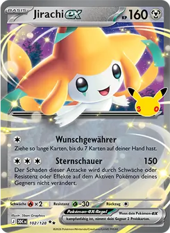 Pokémon-Karte Jirachi-ex 102/128