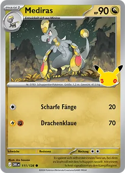 Pokémon-Karte Mediras 111/128