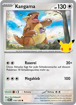 Pokémon-Karte Kangama 114/128