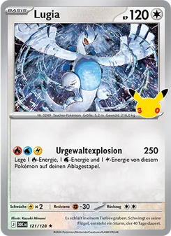Pokémon-Karte Lugia 121/128
