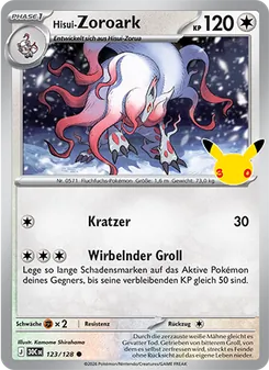 Pokémon-Karte Hisui-Zoroark 123/128