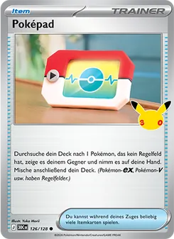 Pokémon-Karte Poképad 126/128