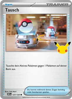 Pokémon-Karte Tausch 127/128