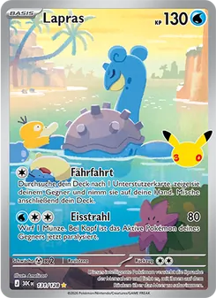 Pokémon-Karte Lapras 131/128